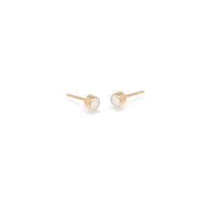 14K Opal Studs