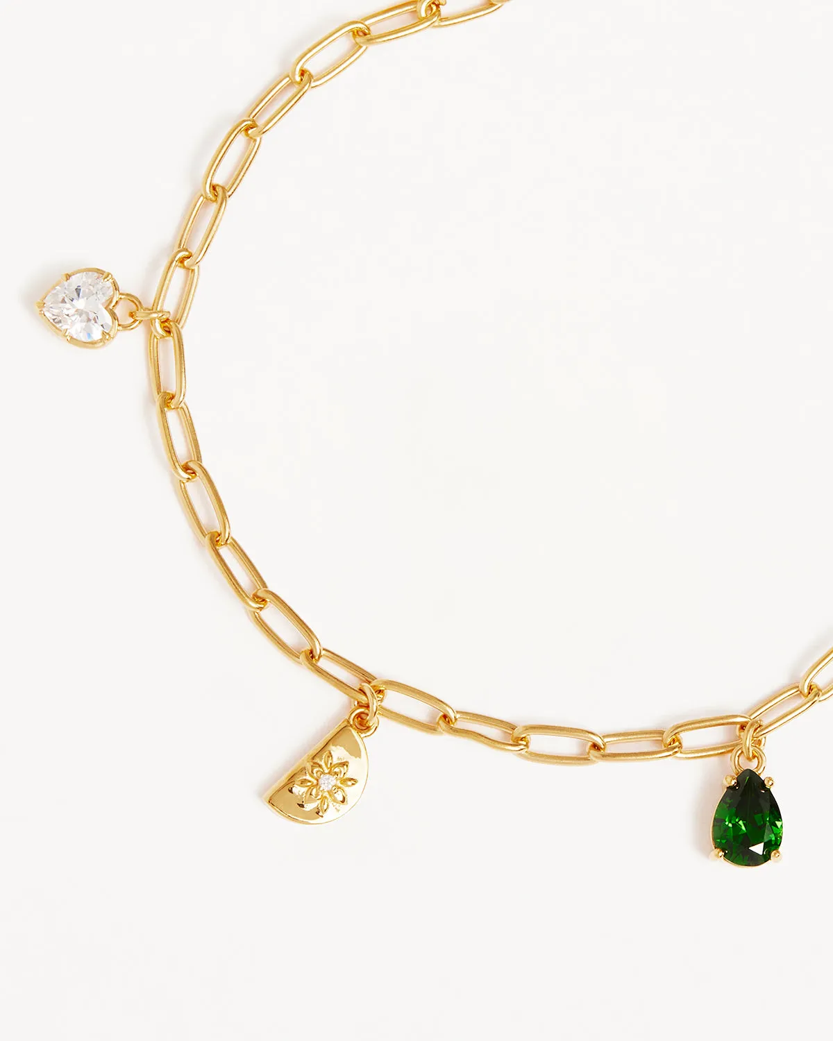 18k Gold Vermeil Wanderlust Charm Bracelet