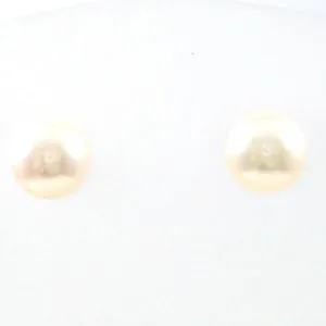 18K Gold Yellow Gold Akoya Pearl Earrings