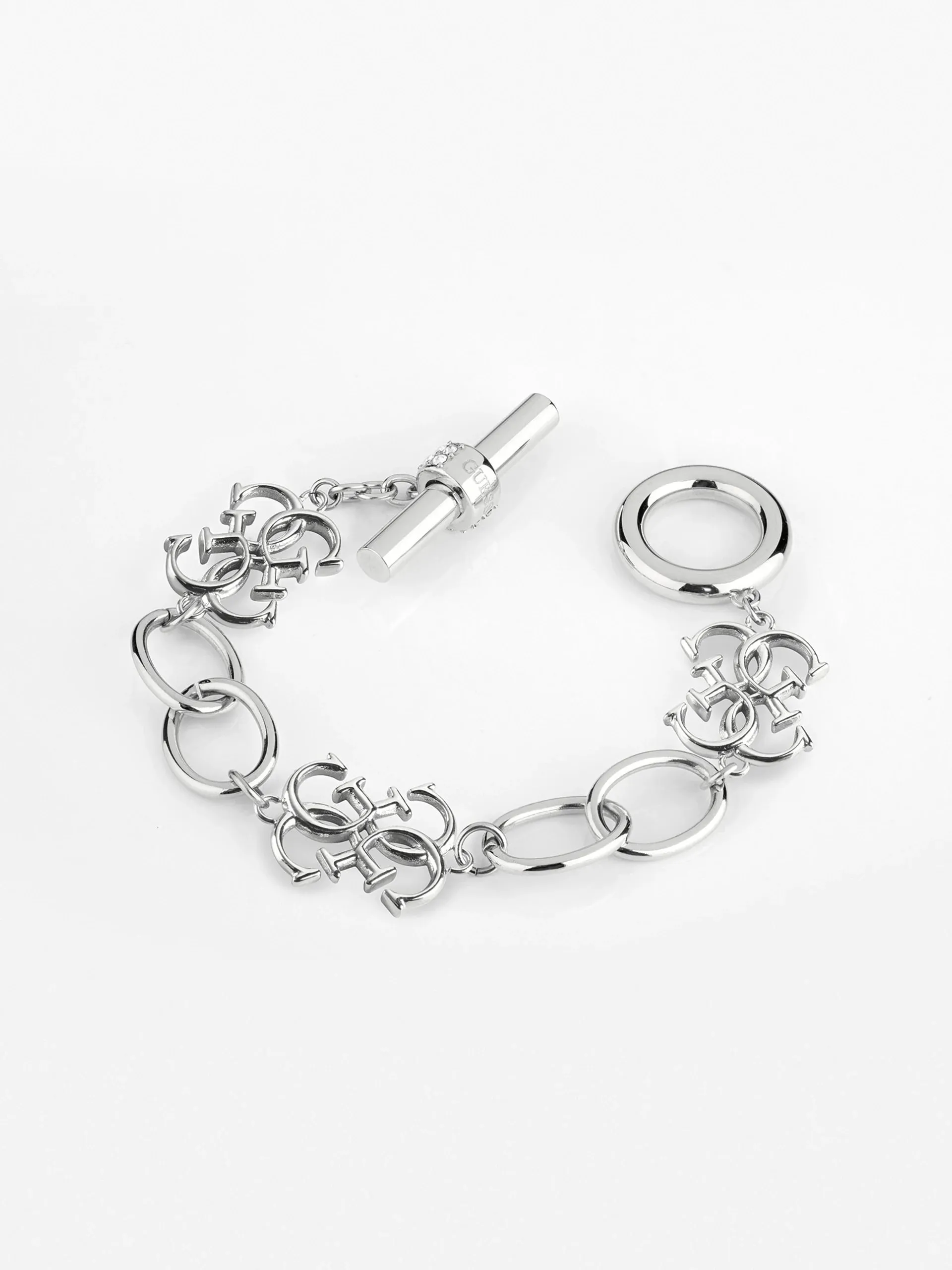 4G Status Silver-Tone Bracelet