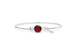 8MM BIRTHSTONE BRACELET- GARNE