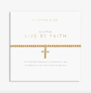 A Little "Live By Faith" Bracelet