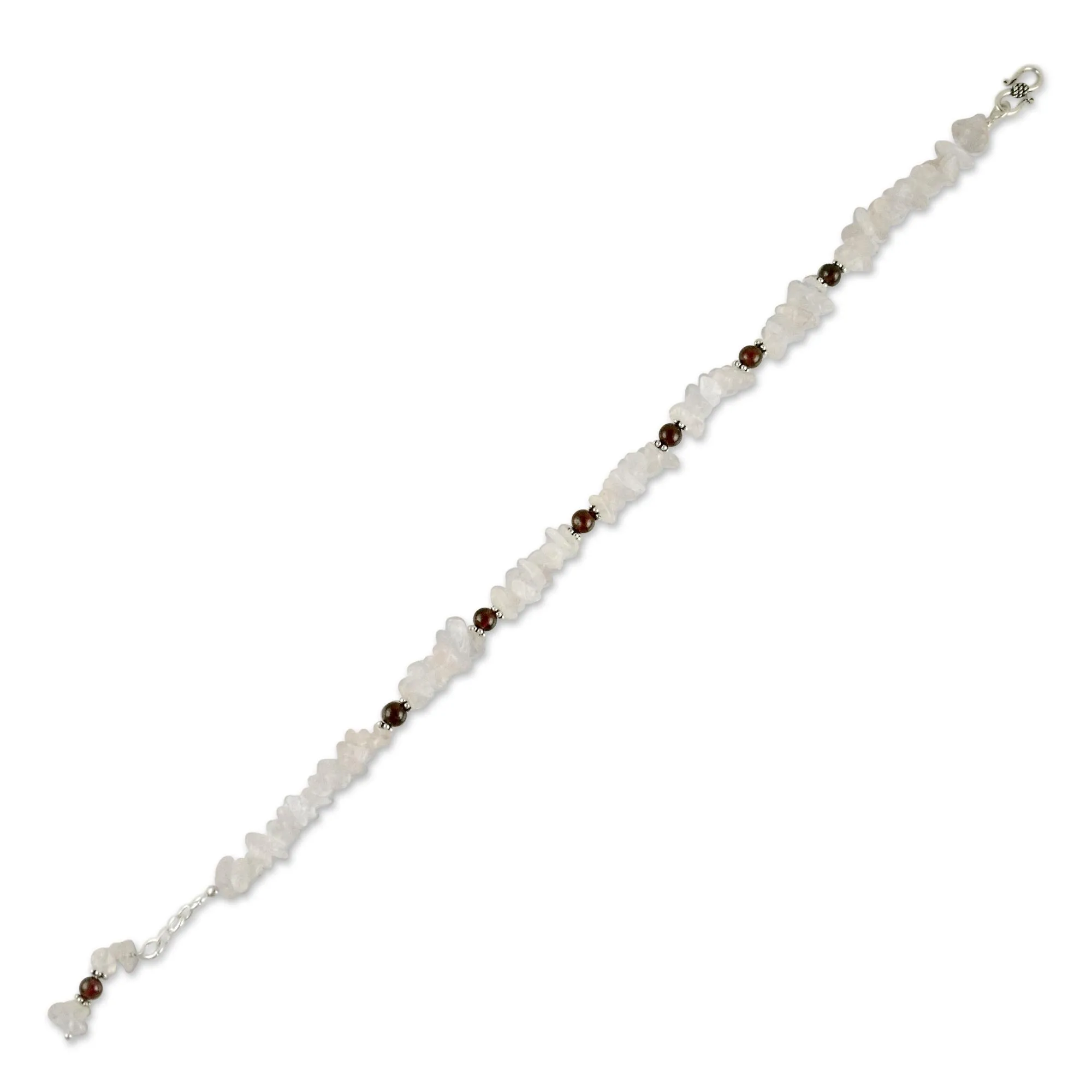 All About Love Beaded Rose Quartz Bracelet