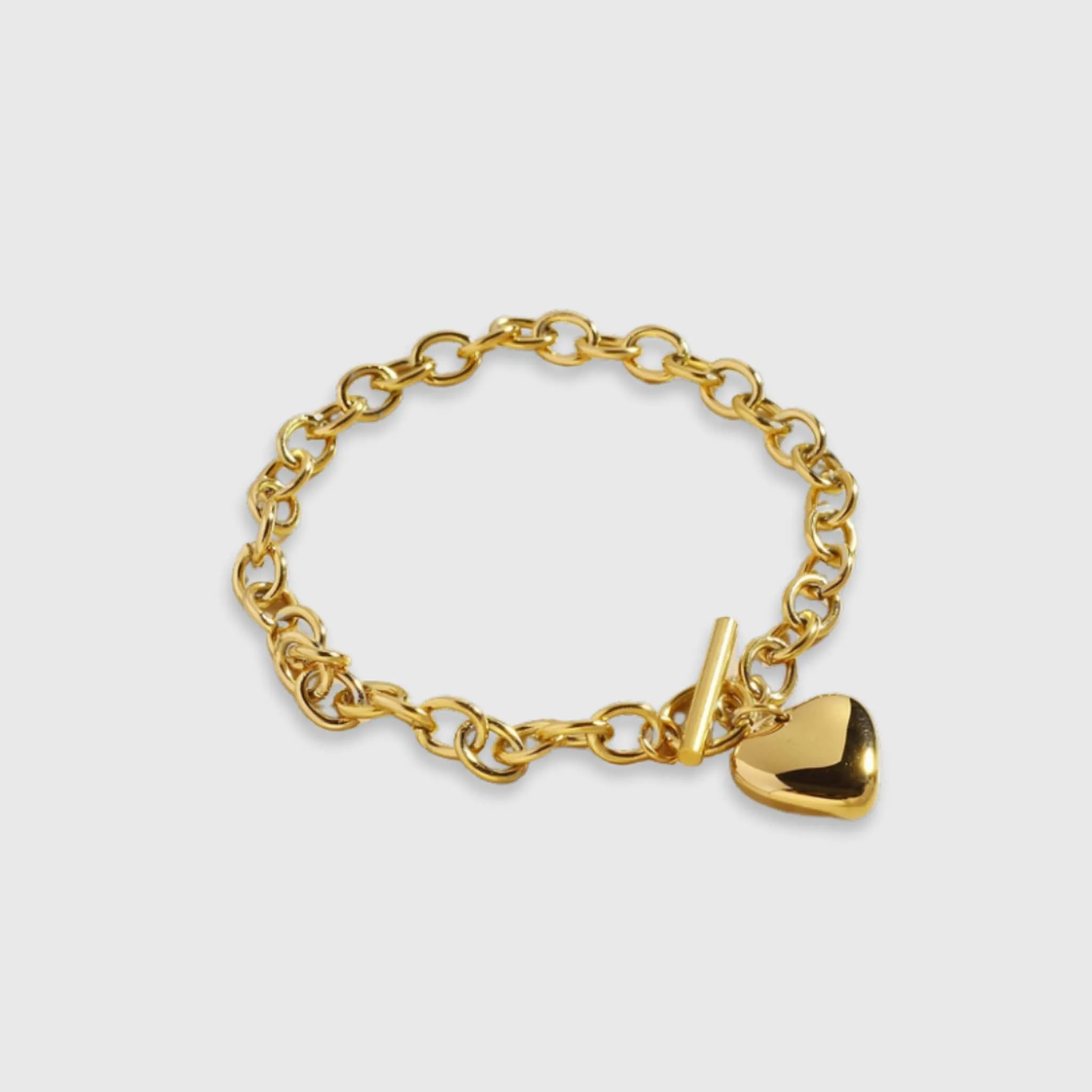 Amore Heart Charm Bracelet