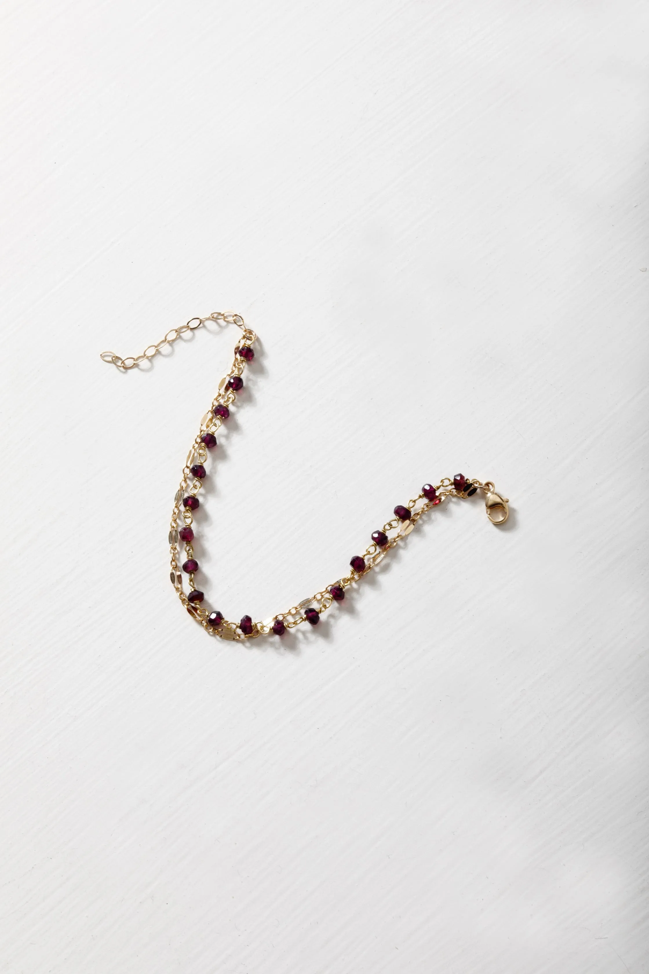 Ashlyn Bracelet - Garnet