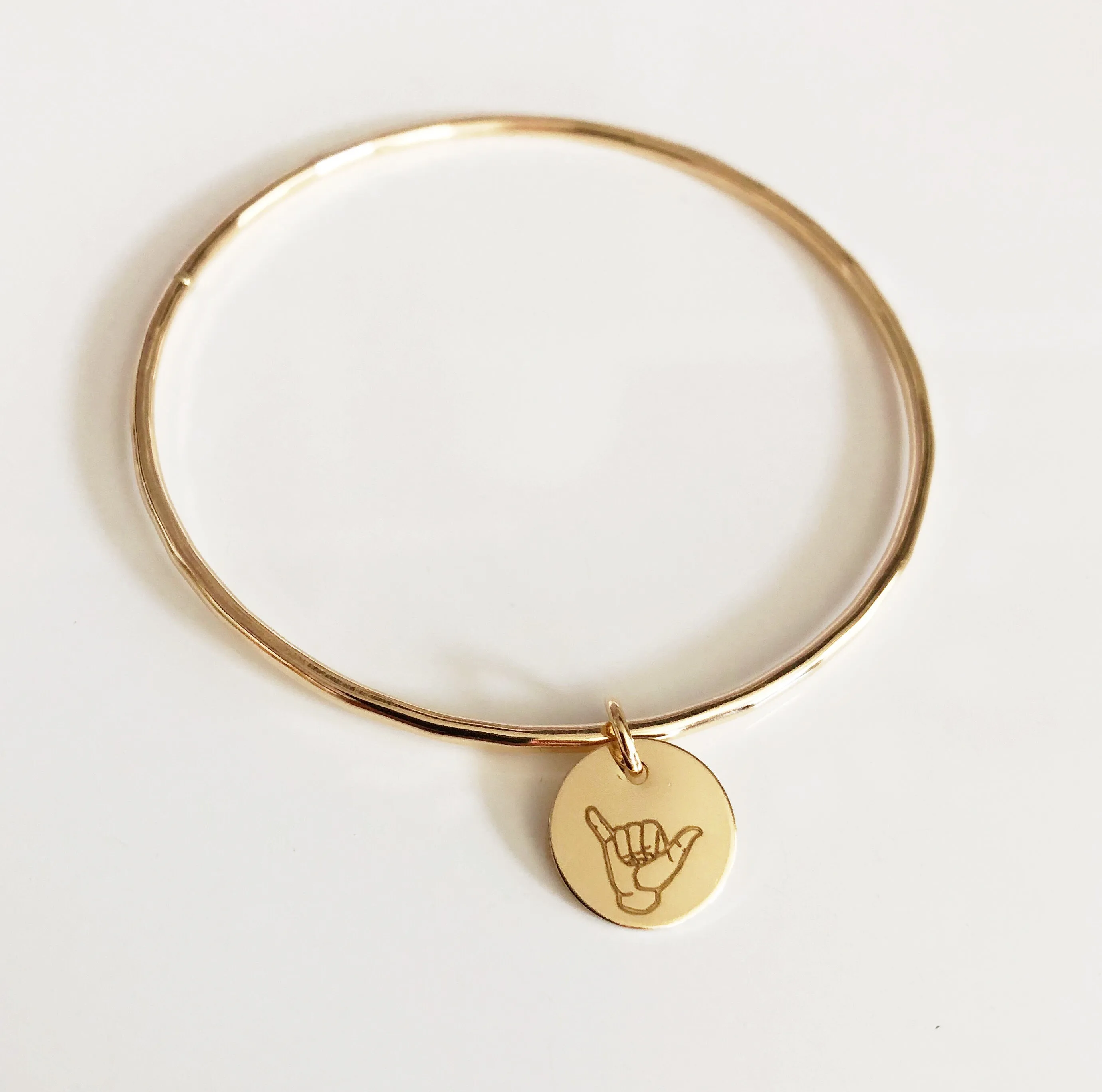 Bangle HALEY - Shaka charm (B542)