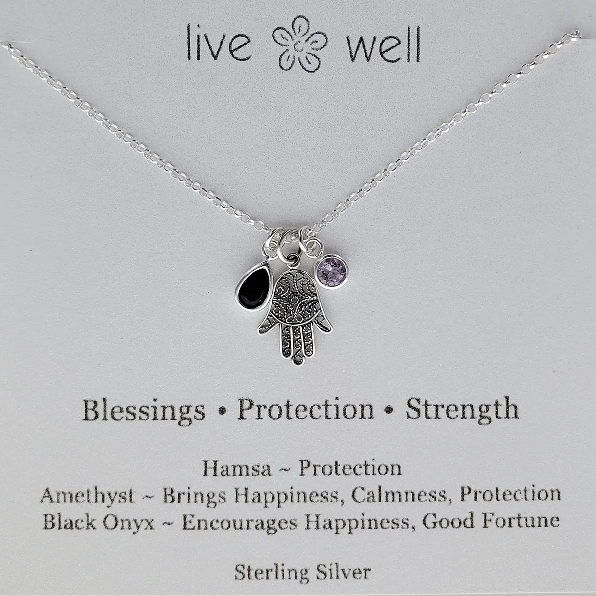 Blessings Protection Strength Necklace By Live Well