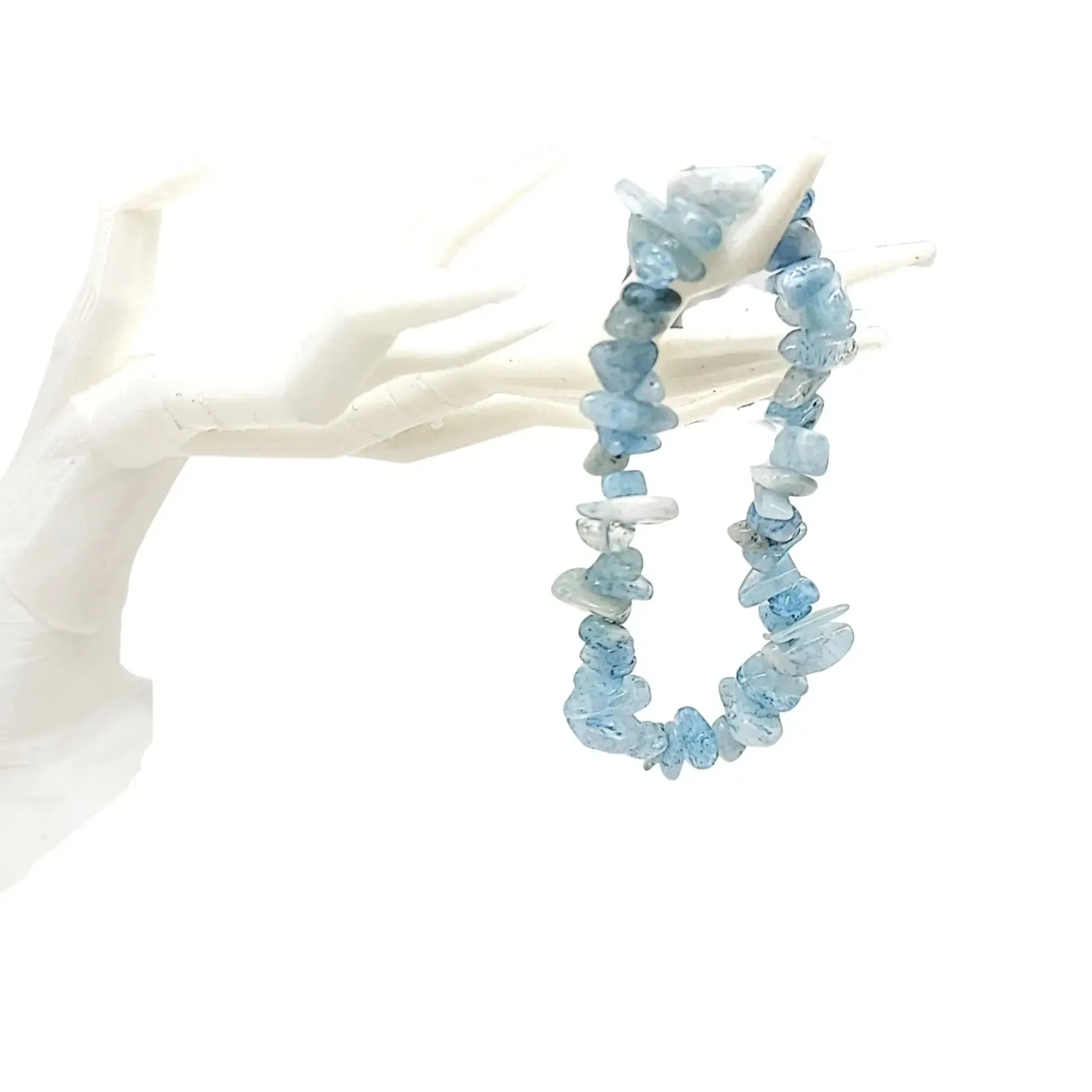 Bracelet -Aquamarine -Chips