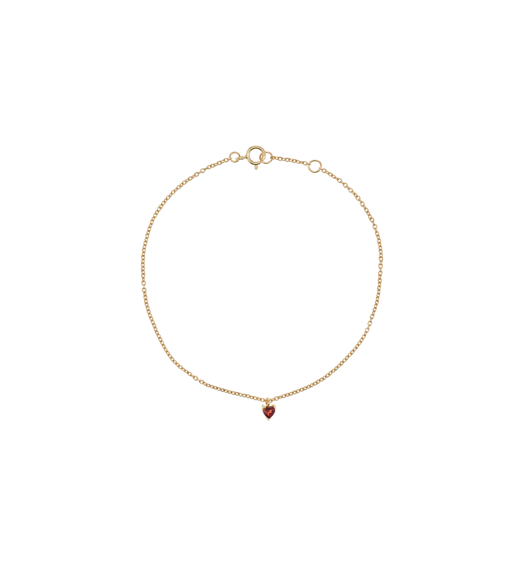 Burning Heart Bracelet 14K