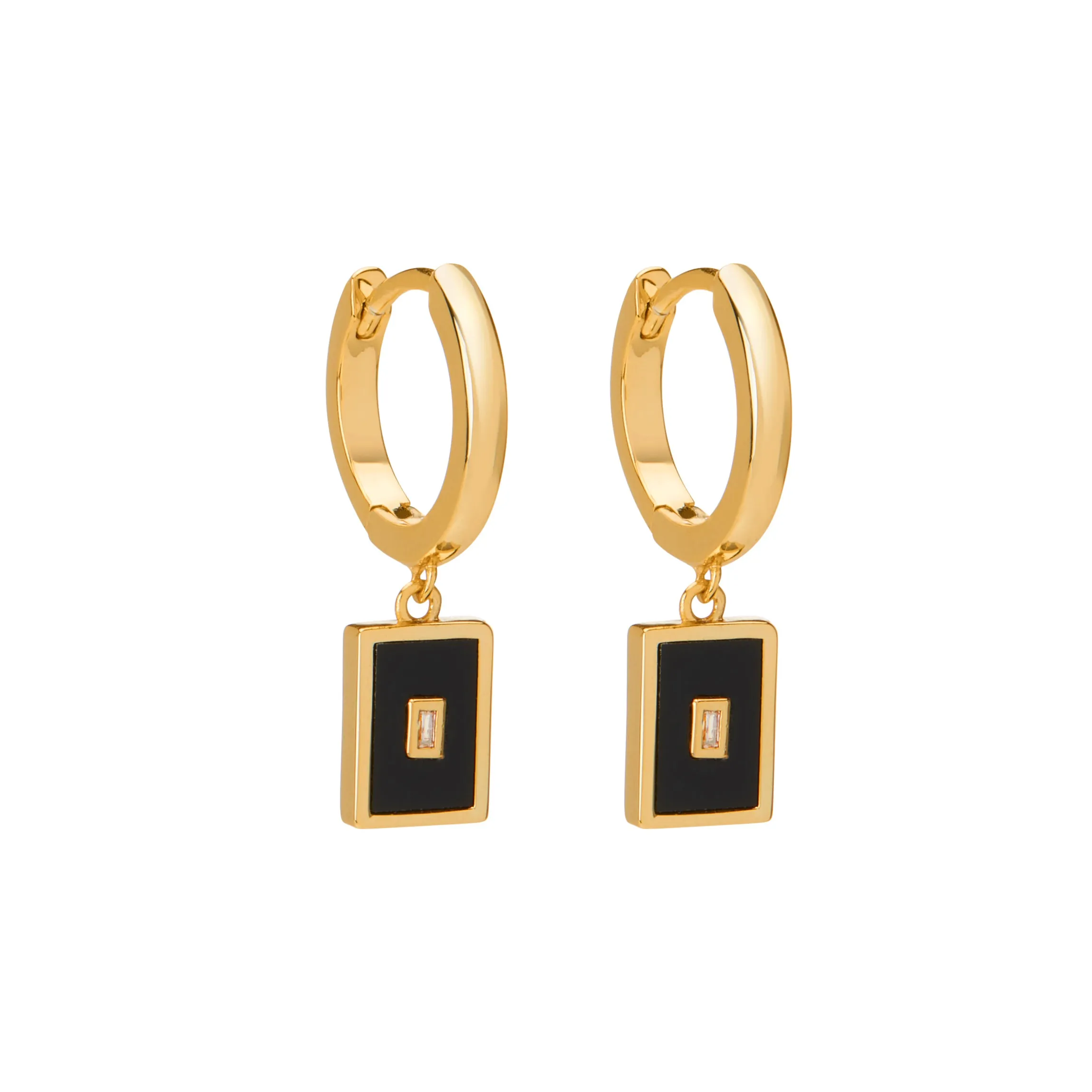 Candance Earrings - Onyx