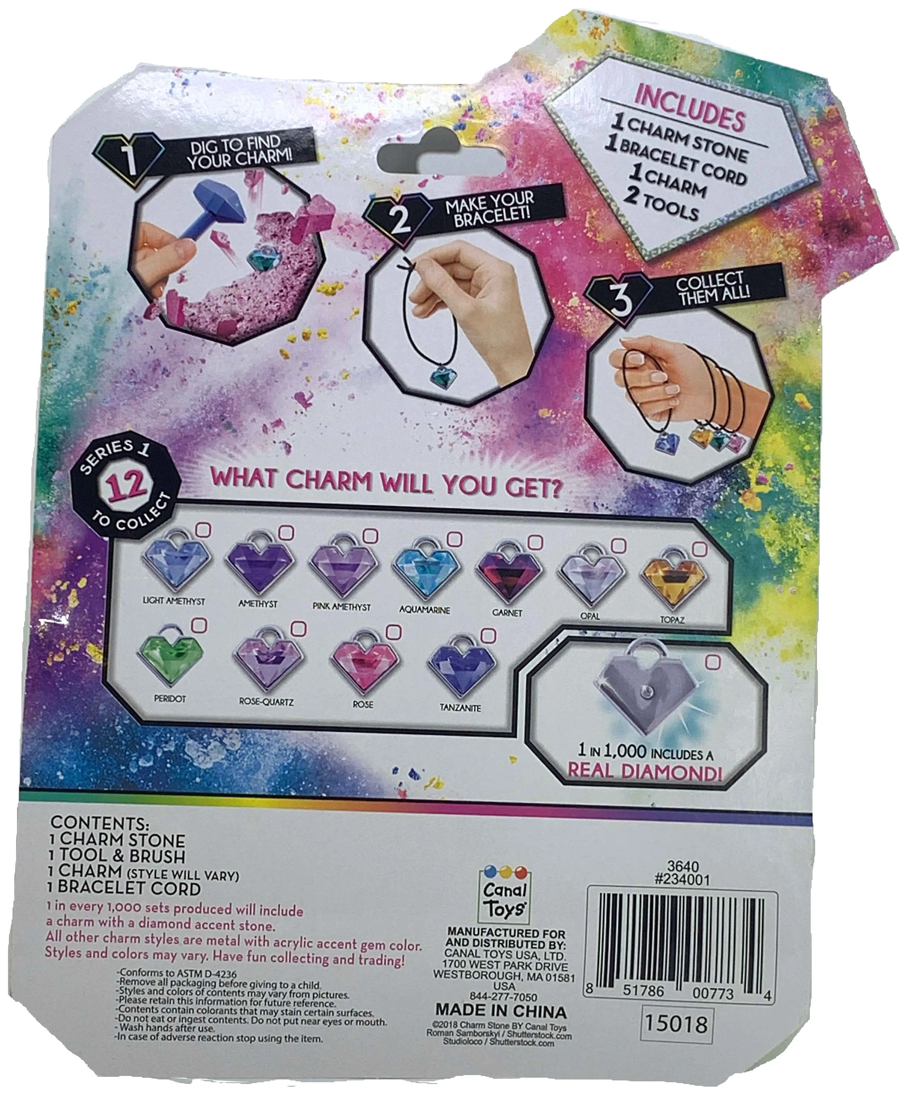 Charm Stone Bracelet Digging Kit - Blue (Series 1)