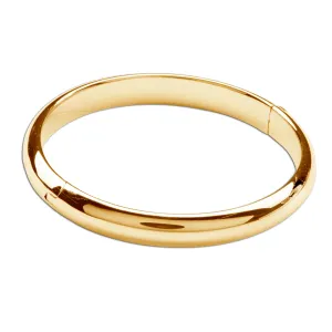 Cherished Moments 14K Gold-Plated Bangle Small Bracelet