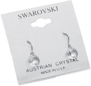 clear crystal drop earrings Case of 3