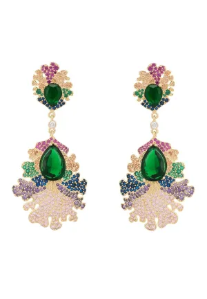 Coralia Rainbow Earrings Gold