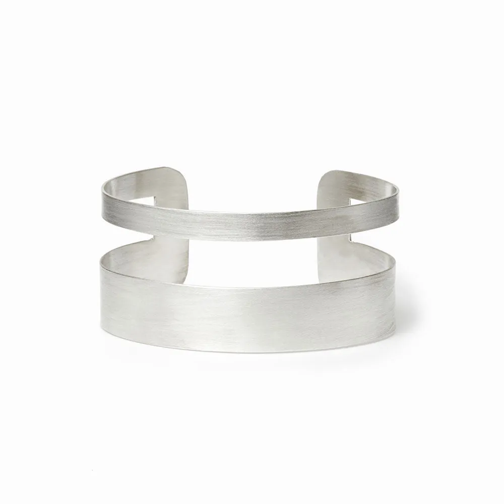 Core Silver Cuff Bracelet