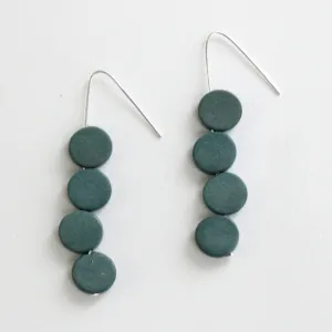 Dark Grey Eva Dangle Earrings