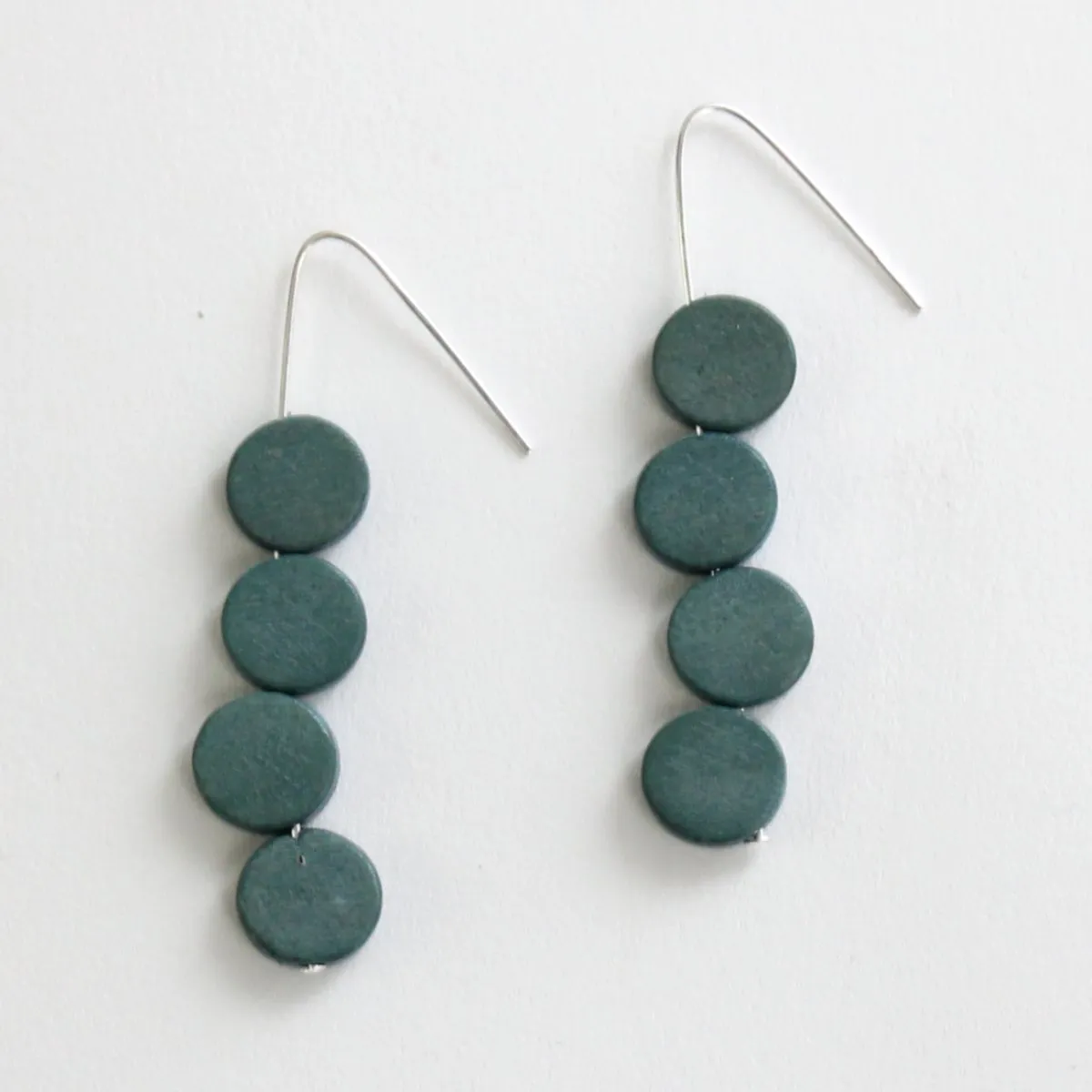 Dark Grey Eva Dangle Earrings