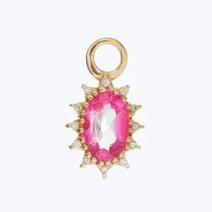 Diana Charm with Pink Topaz