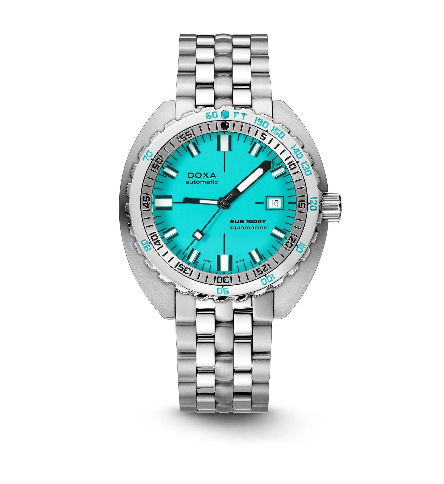 DOXA Sub 1500T Aquamarine Stainless Steel - 883.10.241.10