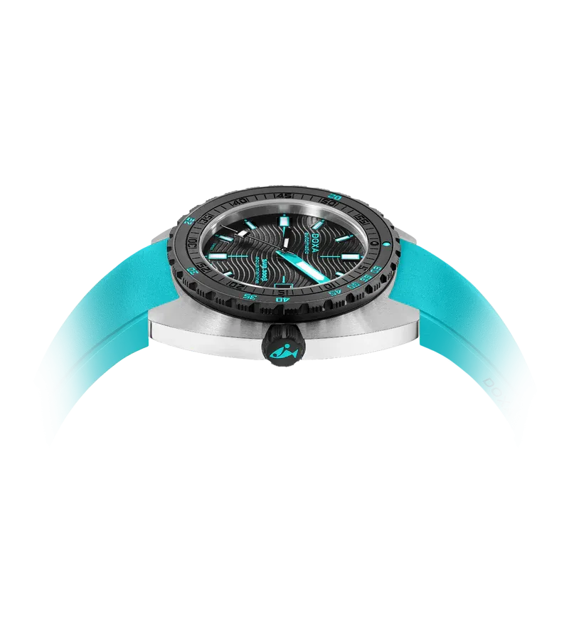 DOXA Sub 300 Beta Aquamarine Rubber Turquoise - 830.10.241.10