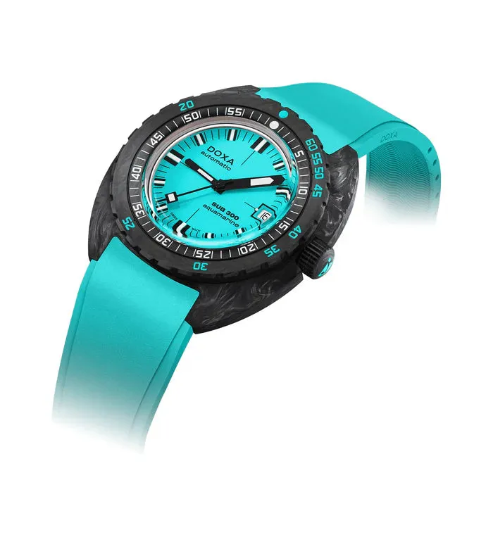 DOXA Sub 300 Carbon Aquamarine Turquoise - 822.70.241.25