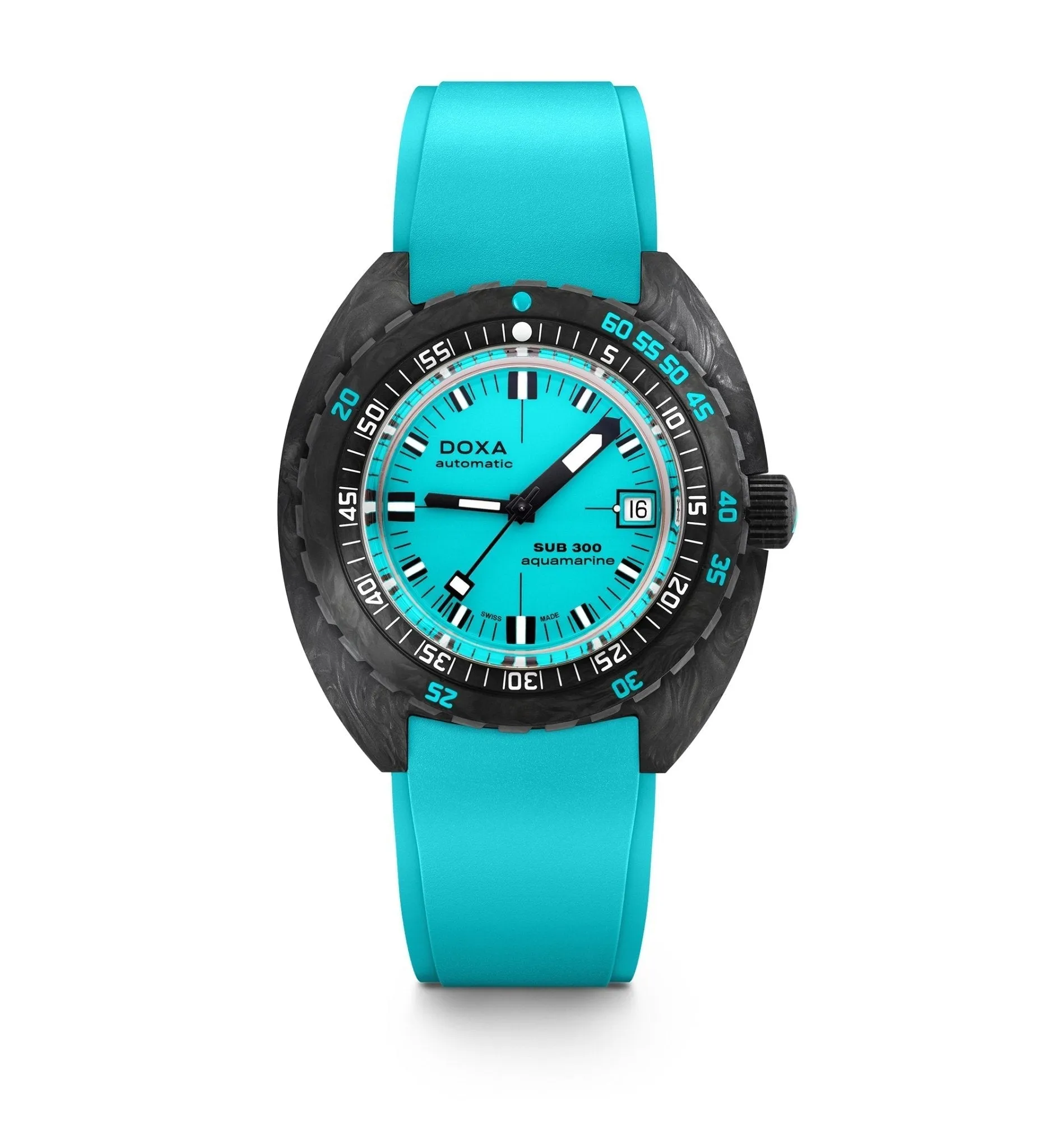 DOXA Sub 300 Carbon Aquamarine Turquoise - 822.70.241.25