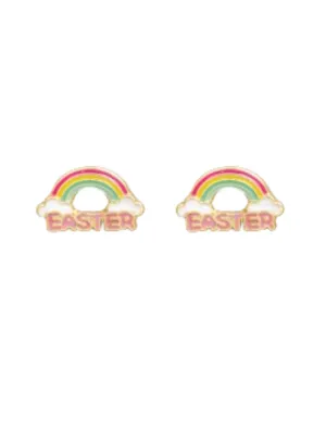 Easter Rainbow Stud Earrings