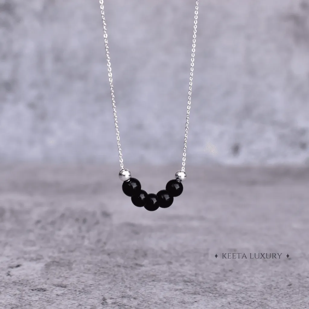 Eclipse Energy - Black Onyx Necklace