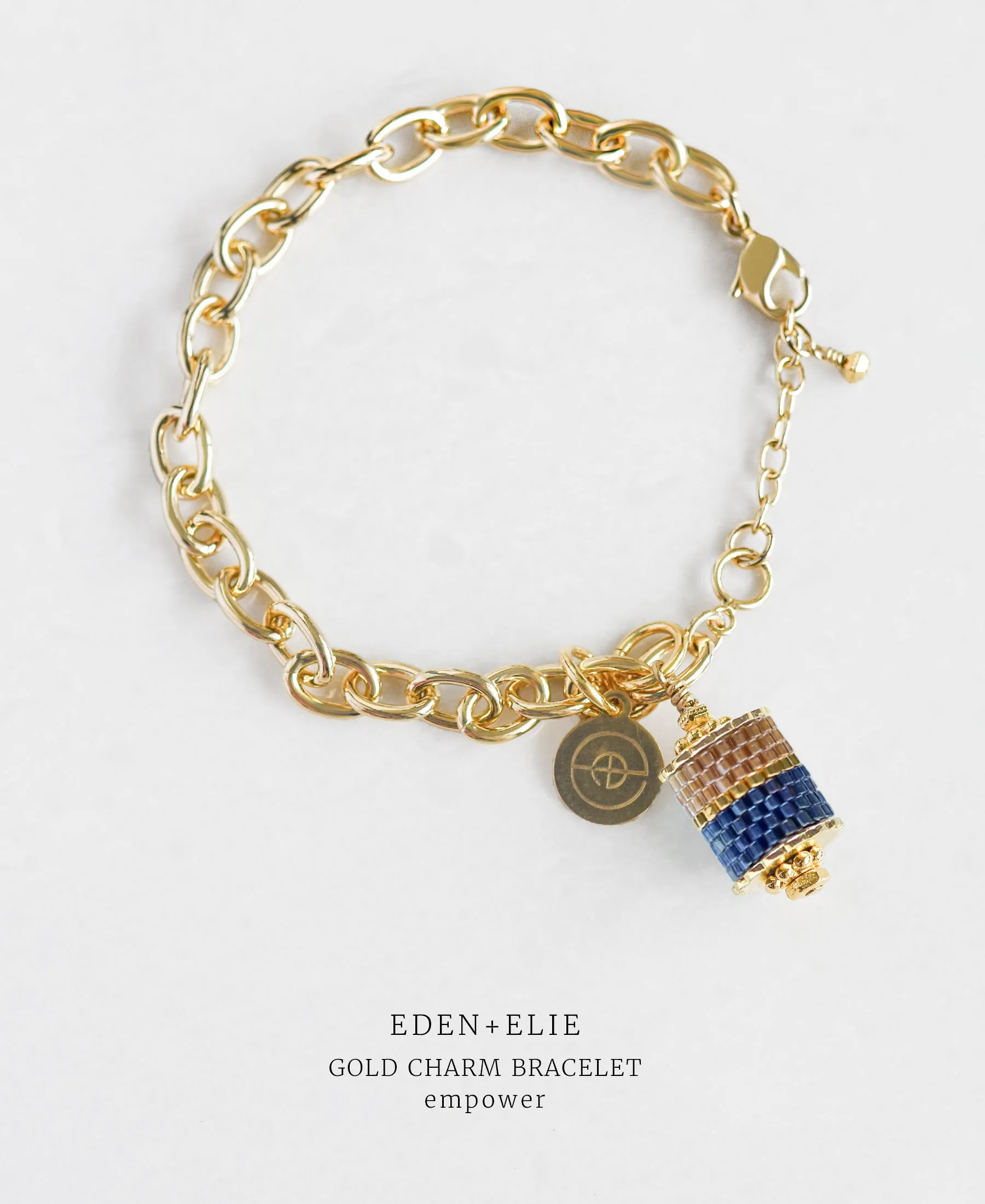 Everyday Gold Charm Bracelet - Empower