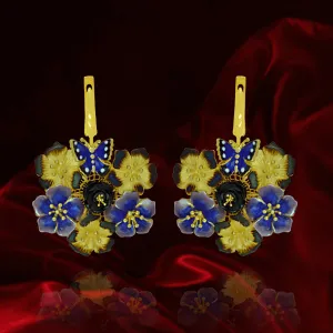 Flower and Butterfly Earrings