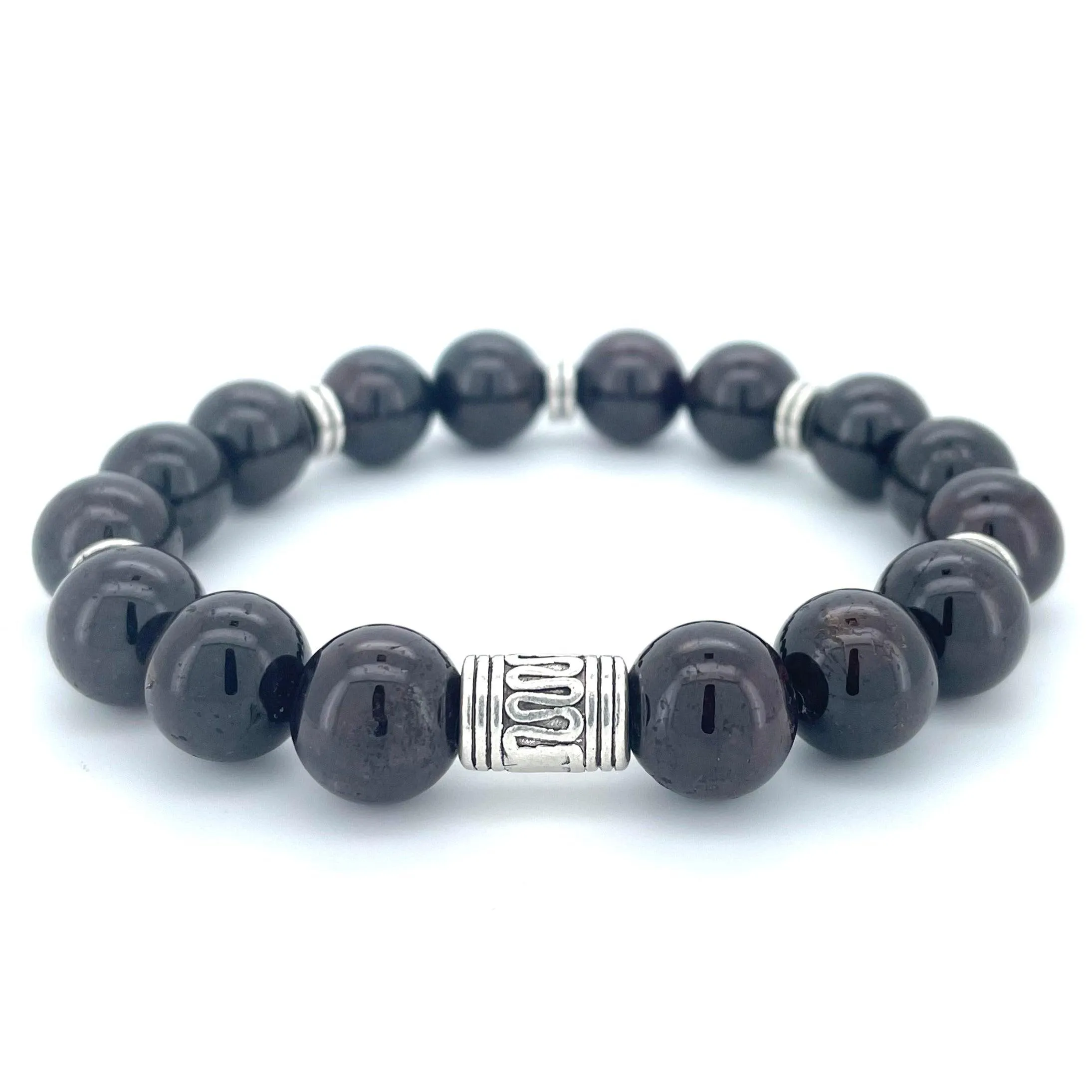 GARNET BEADED BRACELET- LUCID COLLECTION