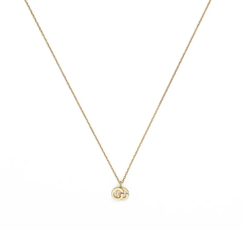 GC GG Running 18ct Yellow Gold Pendant Necklace