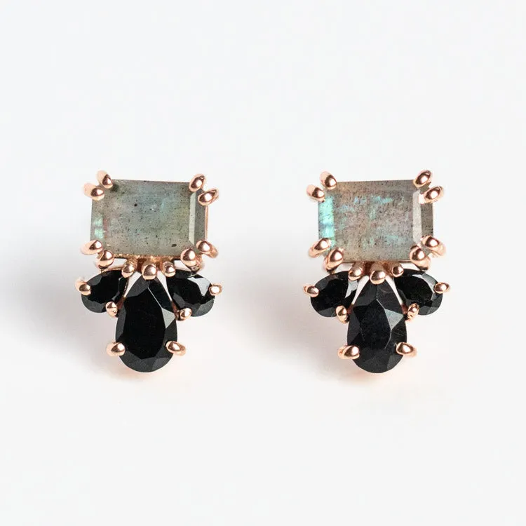 Gemstone Empress Stud Earrings