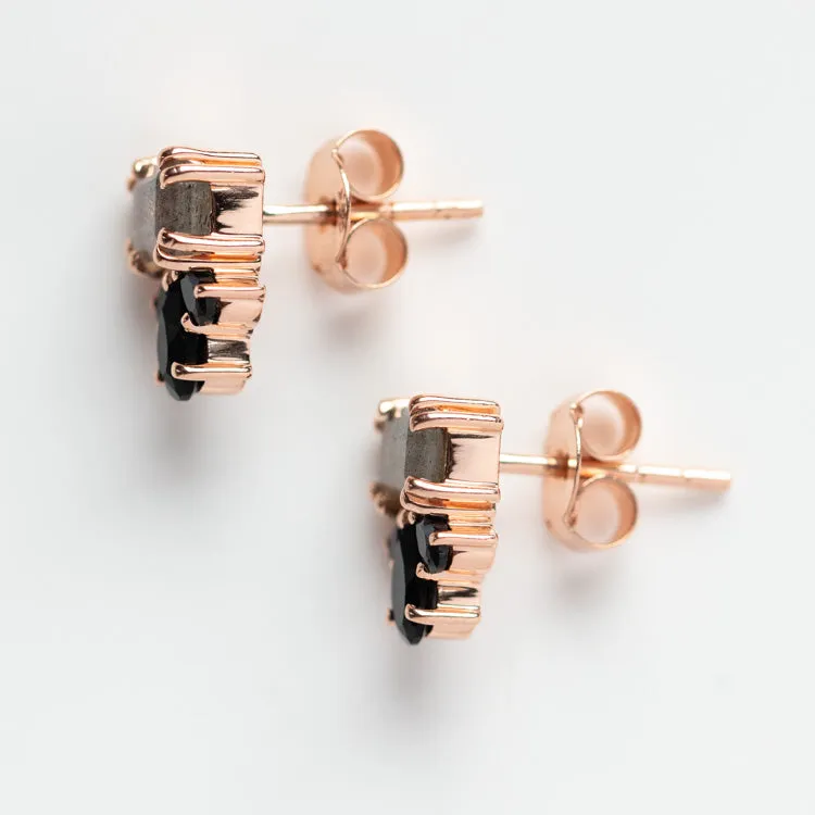 Gemstone Empress Stud Earrings