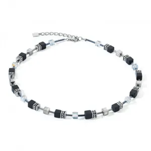 GeoCUBE® Iconic Precious Onyx Black-Crystal Necklace 4018/10-1318