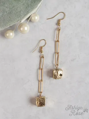 Goldly Golden Dangle Earrings