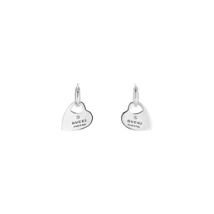 Gucci Sterling Silver Trademark Dangle Earrings