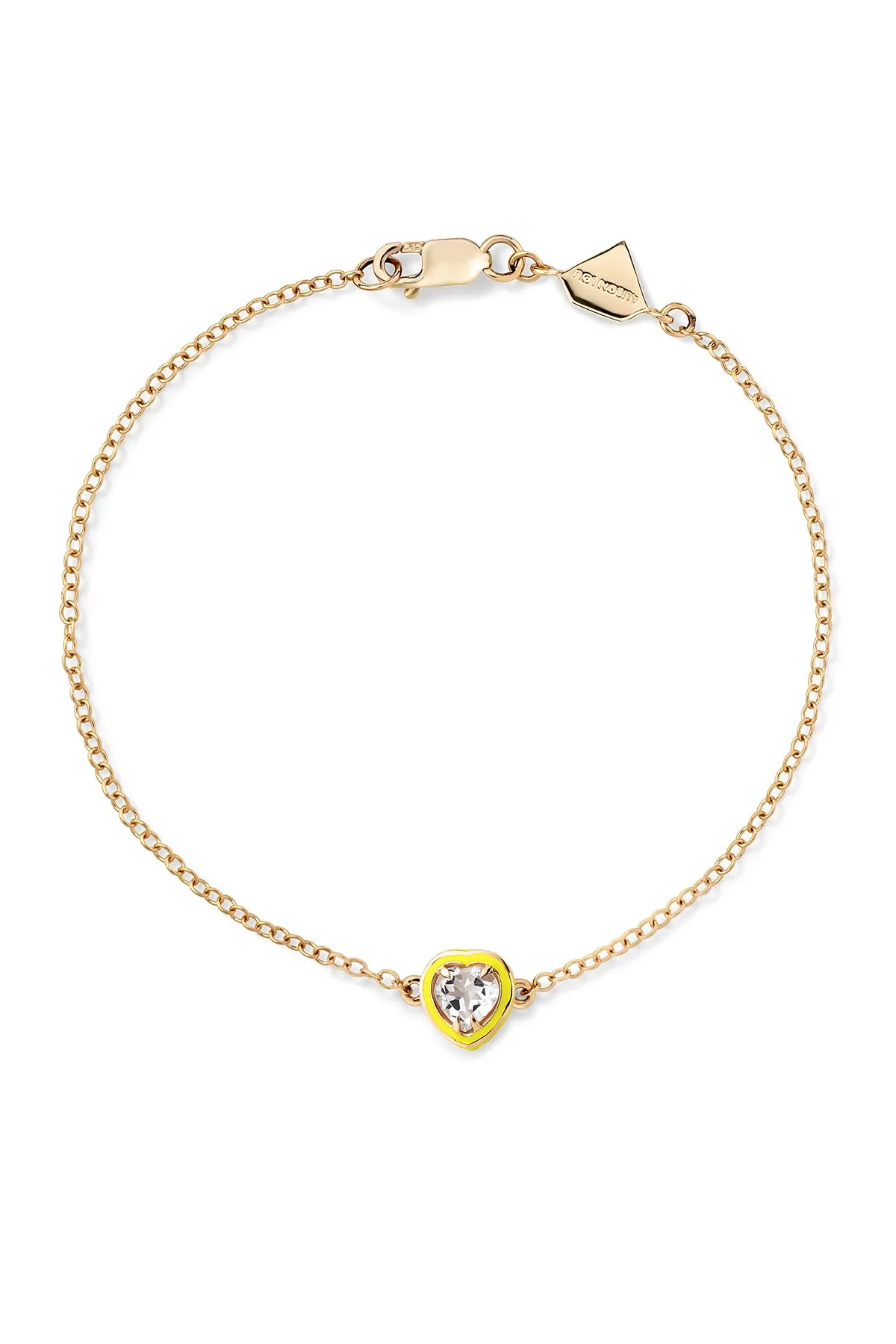 Heart Cocktail Bracelet - White Topaz