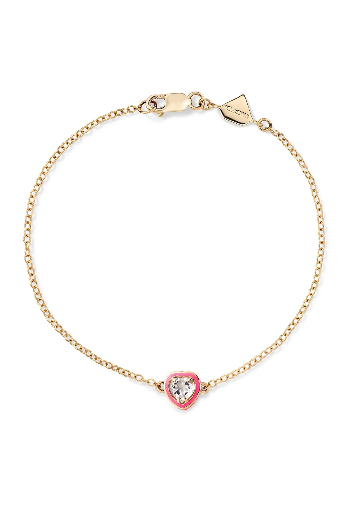 Heart Cocktail Bracelet - White Topaz