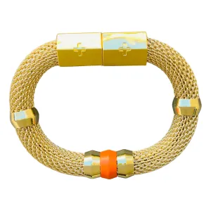 Holst and Lee - Mesh Candy Bracelet Orange