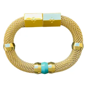 Holst and Lee - Mesh Candy Bracelet Turquoise