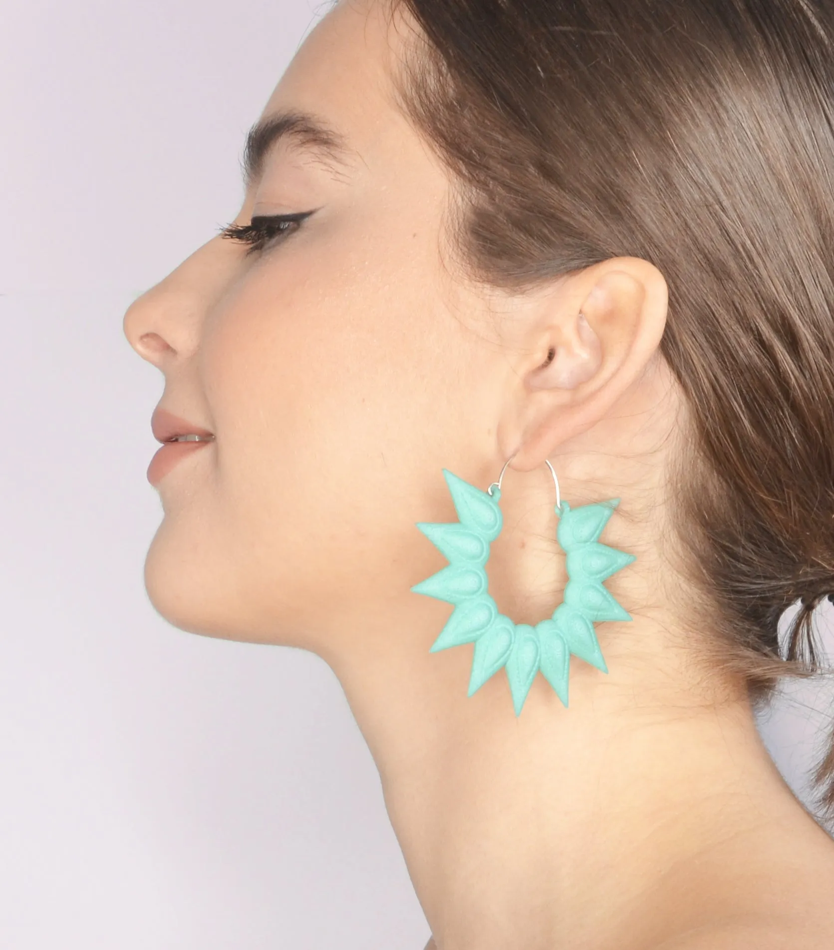 Hoops XL Earrings - Rainforest