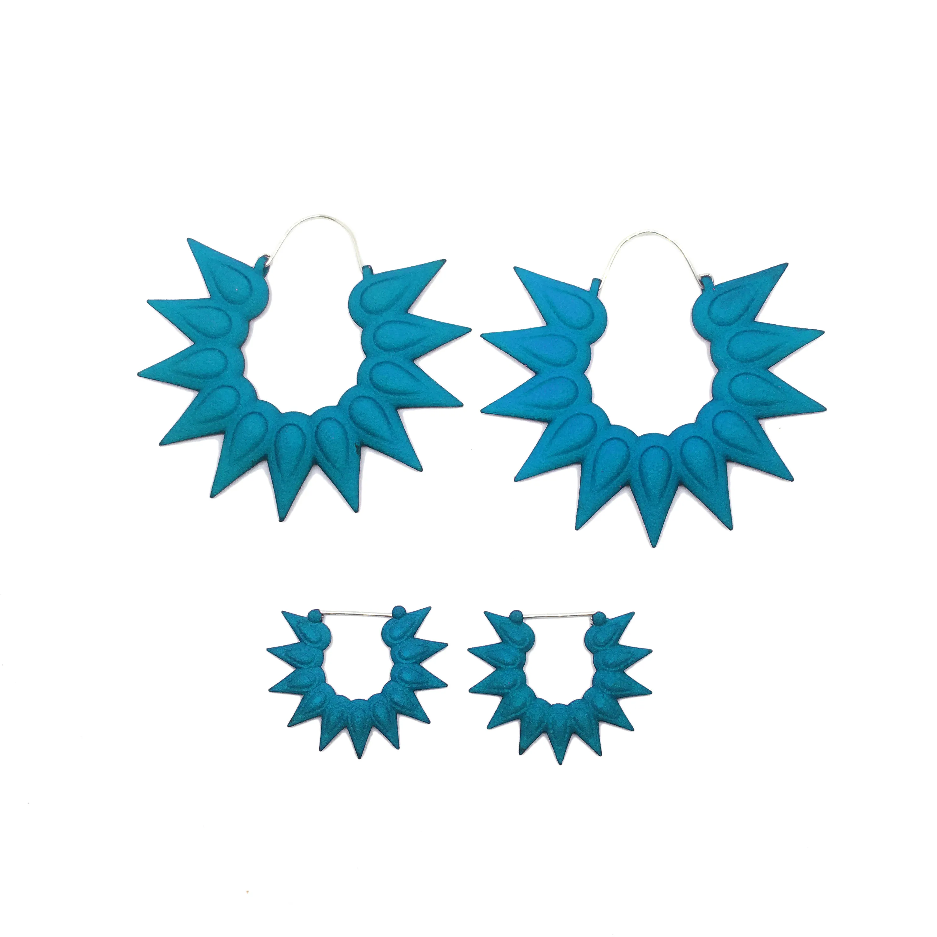 Hoops XL Earrings - Rainforest