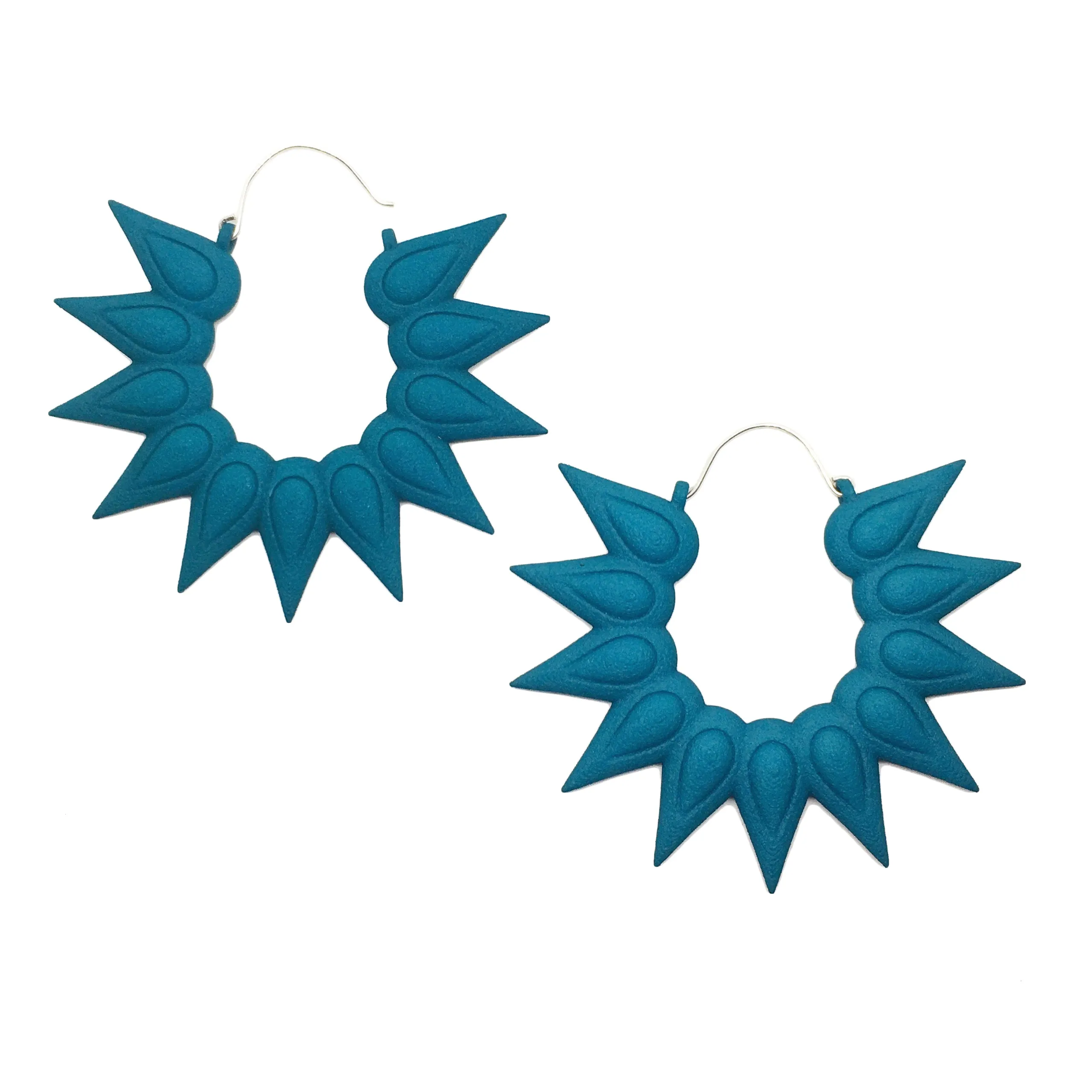 Hoops XL Earrings - Rainforest