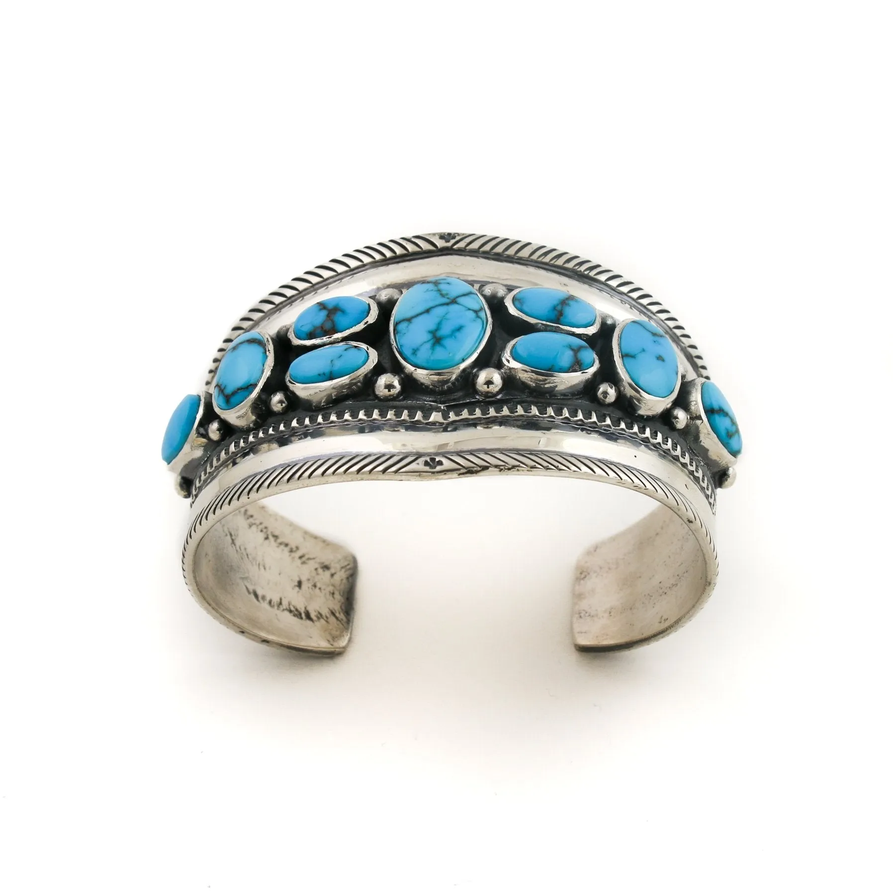 Ingot Egyptian Turquoise Cuff by Natan