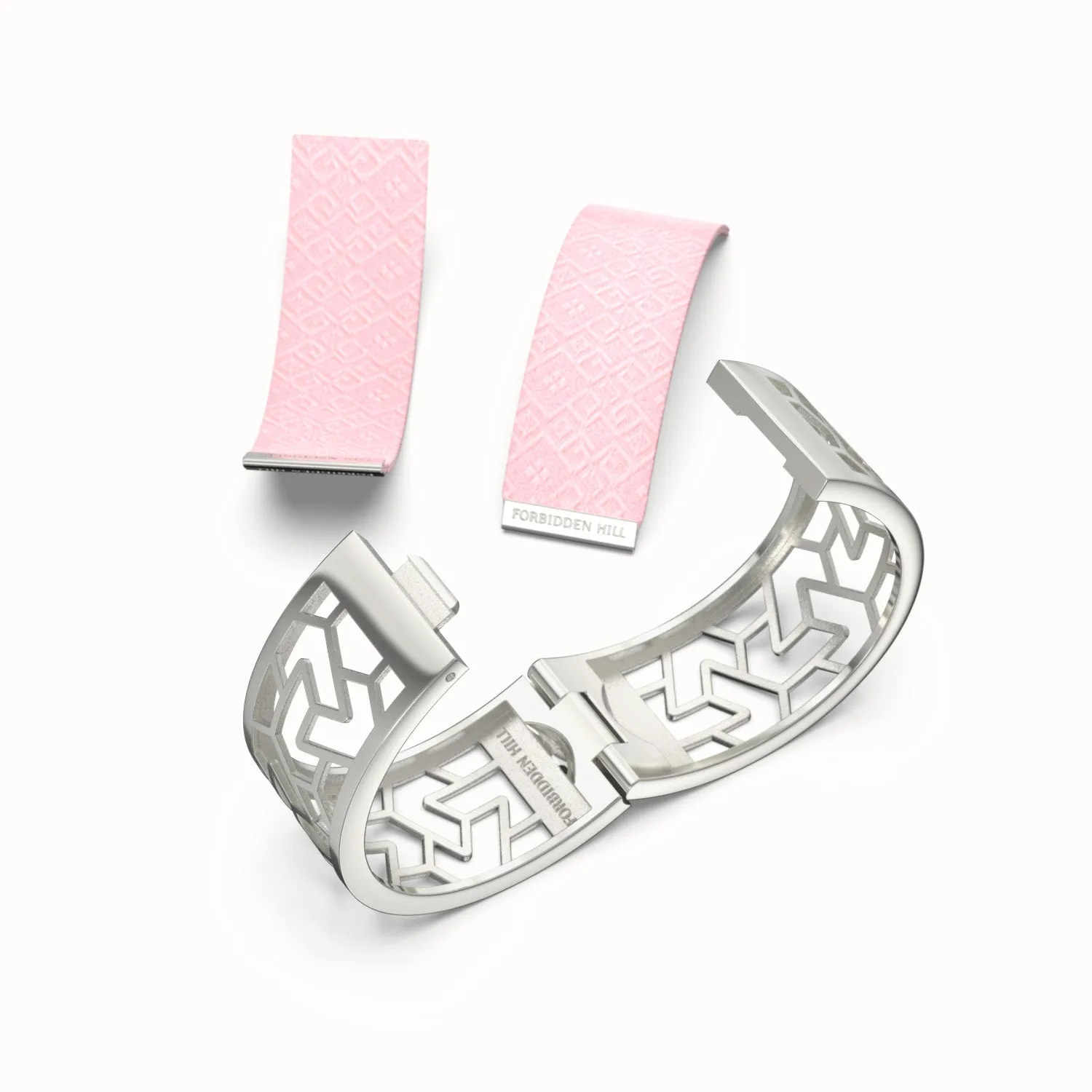 Iskandar Bangle - Rose Syrup Pink