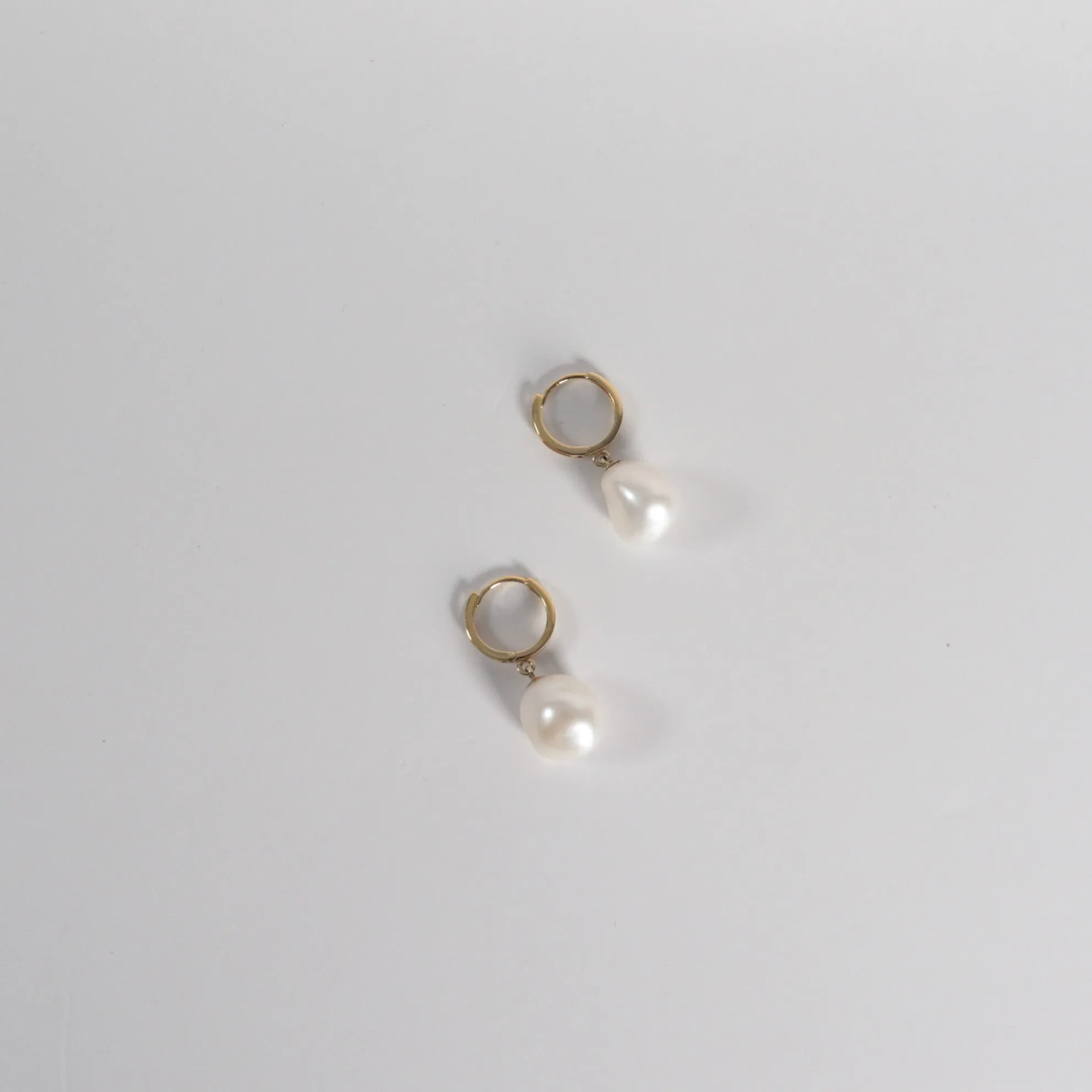 Keshi Pearl Drop Earrings