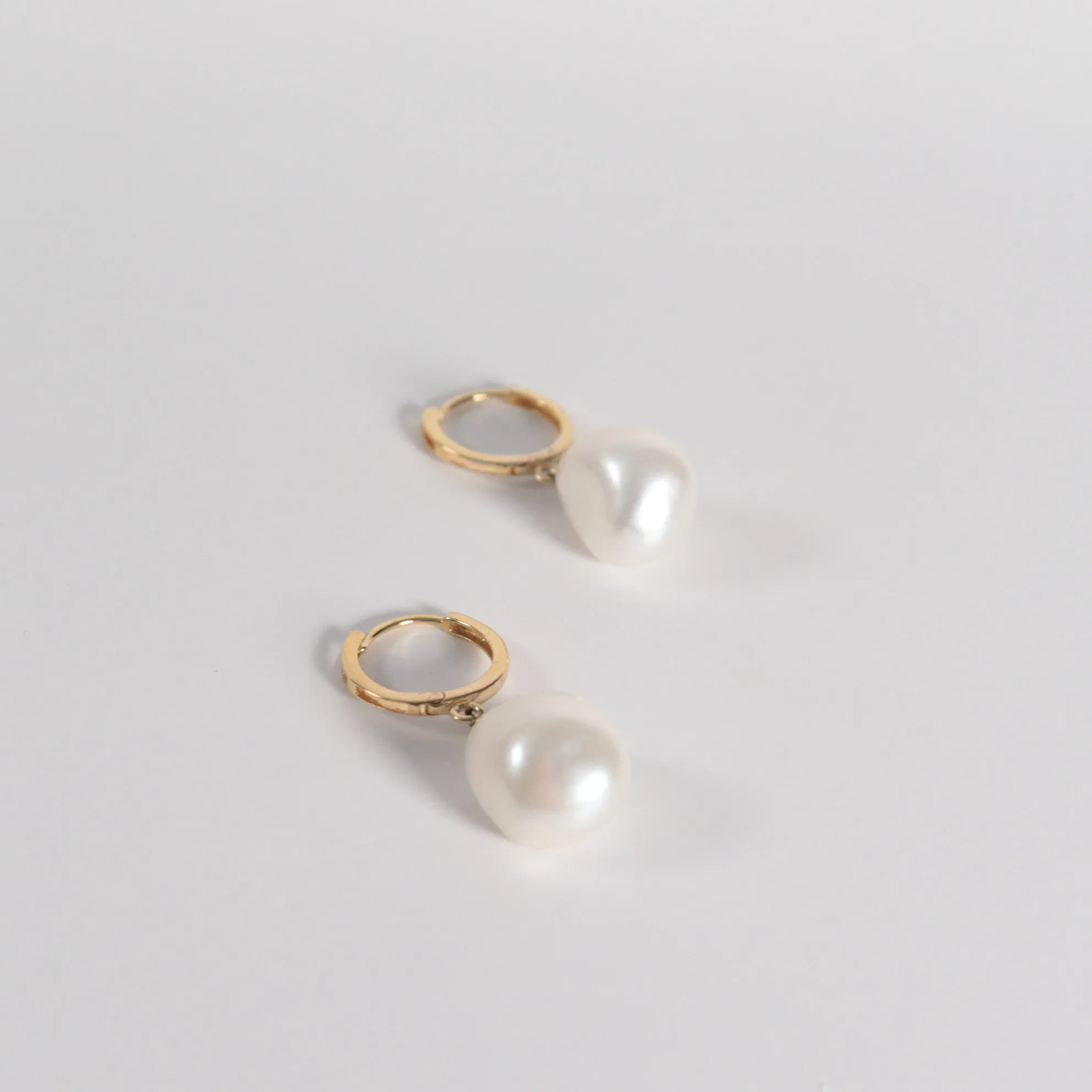 Keshi Pearl Drop Earrings