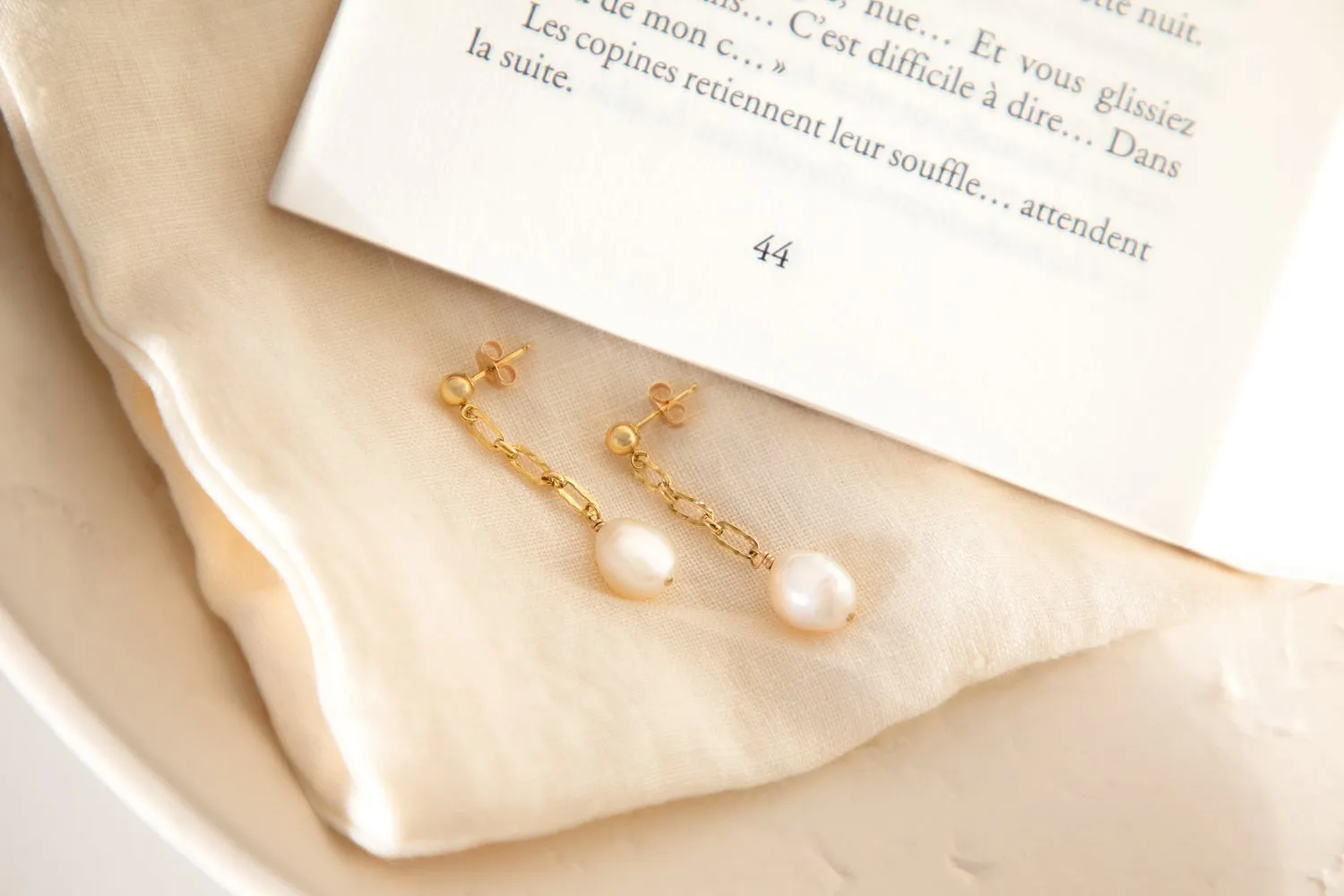 Lana Pearl Earrings