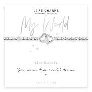 Life Charm You Mean The World To Me Bracelet